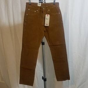 Levis 502 Men's $69 Brown Regular Taper Corduro
